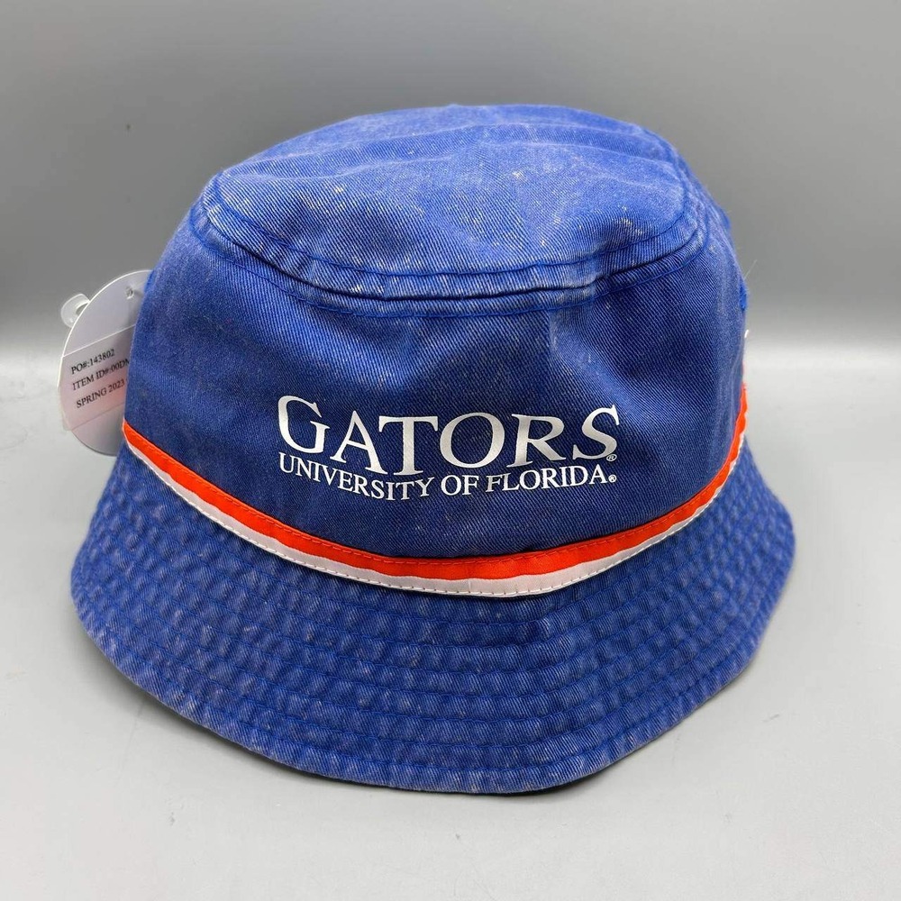 Florida Gators Hat Men Blue Top of the World Bucket Cap Cotton New